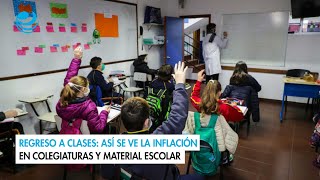 Regreso a clases Así se ve la inflación en colegiaturas y material escolar [upl. by Snook]