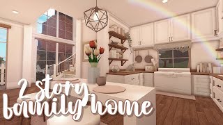 2 story family home ♡  bloxburg speedbuild  luminto [upl. by Gudrin]