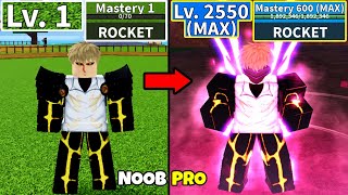 Beating Blox Fruits as Genos the Demon Cyborg Lvl 0 to Max Lvl Full Cyborg v4 Awakening Noob to Pro [upl. by Etnaid]