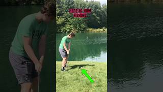 How FISHING Will FIX Your GOLF Game 🎣⛳️ shorts fishing reaction [upl. by Yance987]