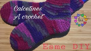 Como tejer calcetines a crochet facil [upl. by Niarb949]