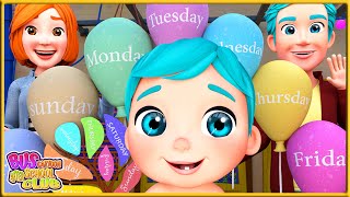 Seven Days Of The Week 7️⃣  Baby songs  Nursery Rhymes amp Kids Songs  Bus Cartoon 85 babysongs [upl. by Dworman]