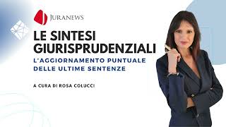 𝐉𝐔𝐑𝐀𝐍𝐄𝐖𝐒  𝐋𝐄 𝐒𝐈𝐍𝐓𝐄𝐒𝐈 𝐆𝐈𝐔𝐑𝐈𝐒𝐏𝐑𝐔𝐃𝐄𝐍𝐙𝐈𝐀𝐋𝐈  Edizione 15 novembre 2024 [upl. by Riegel]