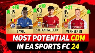 EA FC 24 WONDERKIDS👶✸ BEST YOUNG CDM IN CAREER MODE ft BAJCETIC LAVIA VERMEERENetc [upl. by Anavlys]