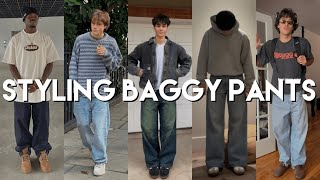 Styling Baggy Jeans  Mens Spring Outfit Ideas  Mens Fashion Style Guide Streetwear Blog 2023 [upl. by Xanthus]