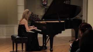 Leroy Andersen FiddleFaddle Tatiana Balazs piano [upl. by Nywrad]