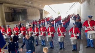 Portadown Defenders under the bridge Londonderry ABOD 2024 [upl. by Zoller]