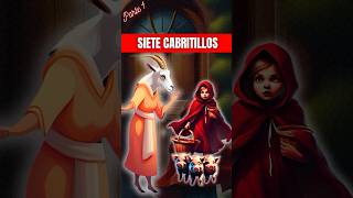 Los 7 CABRITILLOS reciben a CAPERUCITA ROJA y los 3 CERDITOS  parte 1 cuentosinfantiles [upl. by Novyat]