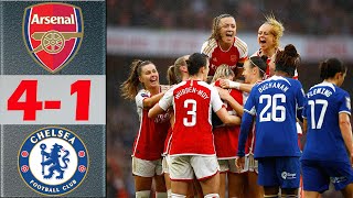 Arsenal vs Chelsea Highlights  Women’s Super League 2324 [upl. by Ahsaei]