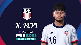 PES 2021  RICARDO PEPI USA ECNOP98 [upl. by Kehoe]