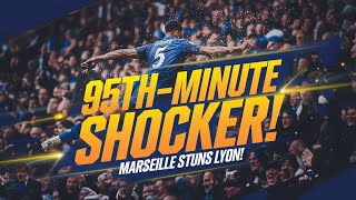 Last Minute Miracle Marseilles 95th Minute Stunner Shocks Lyon in Wild Olympico Derby [upl. by Attaymik377]