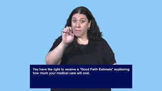 ASL Good Faith Estimate [upl. by Sayette]