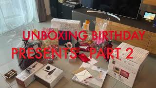 UNBOXING BIRTHDAY PRESENTS PART 2FRANZI HELMINGER [upl. by Cowey]