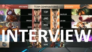 Crumbz  Hard REN vs FOX Post Game Interview [upl. by Jo-Anne815]