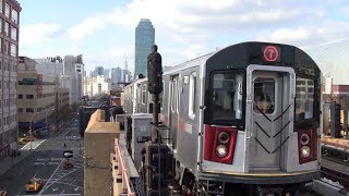 R188 7 Train Arriving at 33rd Street [upl. by Halyahs]