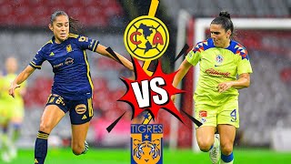 América Femenil vs Tigres Femenil 2024 [upl. by Tarr]