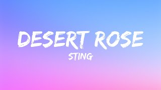 Sting  Desert Rose Lyrics [upl. by Ellon517]