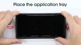 amFilm Galaxy S23 Ultra Screen Protector Glass with Black Border Installation Video [upl. by Nossyla197]