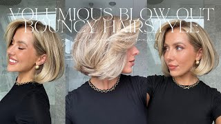 GHD DUET STYLER HAIR REVIEW amp HOW I DO MY VOLUMINOUS BLOW DRY LOOK ON SHORT HAIR  India Moon [upl. by Sackey55]