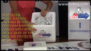 How To Pack And Ship Fresh Seafood For Overnight Delivery Using Styrofoam Shipping Coolers [upl. by Pederson711]