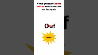 Le verlan français frenchforbeginners frenchlanguage apprendrelefrancais [upl. by Sucramal]