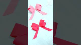 Gift Wrapping🎀 paper bowcraft origami bowshorts 🎀🎀 [upl. by Aunson]