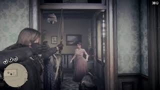 Red Dead Redemption 2 getting silver earrings without a bounty [upl. by Brady715]