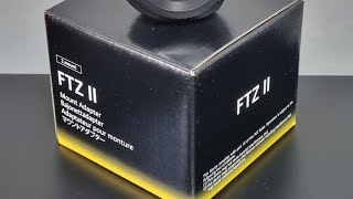 UNBOXING NIKON FTZ II ADAPTER [upl. by Ecirtnahs]