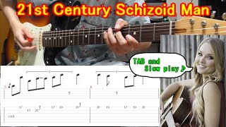 【TAB】21st Century Schizoid Man  Guitar lesson  How to play [upl. by Neeleuqcaj544]