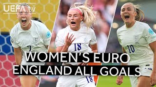 ENGLAND Womens EURO All GOALS  Womens Finalissima [upl. by Eeliram]