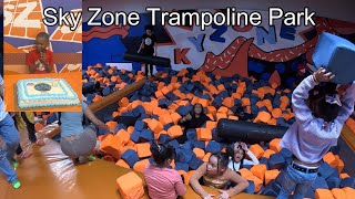 Sky Zone Trampoline Park Excitement  Setis Birthday Party [upl. by Yelrebmik]