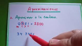 Aproximaciones a la Centena y a la Unidad de millar 4to Prim Aritmética [upl. by Handel]