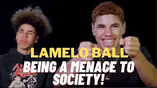 Lamelo Ball Being A Menace To Society For 6 Minutes Straight Lamelo Ball Funny Moments [upl. by Deraj219]