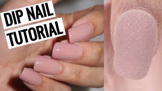 HOW TO DO DIP NAILS AT HOME  Revel Nail [upl. by Bohs]