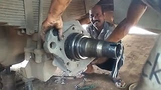 Old Indian Expertise Repair Cracked Spindle of Differential spindlerepair santoshpattimistry [upl. by Hanan]