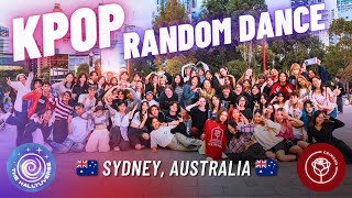 🇦🇺 Kpop Random Play Dance in Sydney with CRIMSON [upl. by Ahsekam]