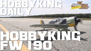 HobbyKing Super Daily  FW190 Warbird EPO 1600mm PNF [upl. by Allerbag335]