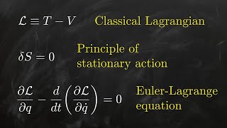 Lagrangian Mechanics I Introducing the fundamentals [upl. by Beebe]