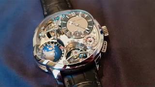 Greubel Forsey GMT Quadruple Tourbillon handson [upl. by Airdnua]