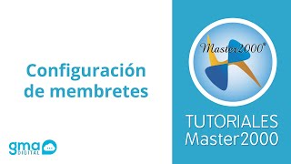 Configuración de membretes  Master2000 [upl. by Towrey]