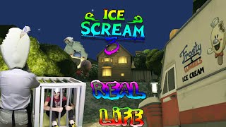 Мороженщик 3 Финальная сцена в реальной жизни ICE SCREAM 3 Final in Real Life [upl. by Lemar]