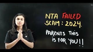 Parents This is For You  NTA Scam 2024  NEET Scam 2024  Anushka Choudhary [upl. by Notsahc600]