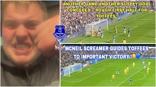 Everton 21 Crystal Palace Matchday vlog McNeil brace guides toffees to first League win of season [upl. by Pantin]