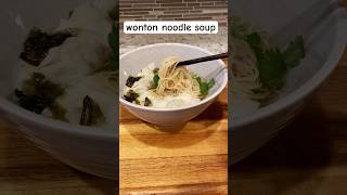 Wonton noodle soup in 5 mins 云吞面cooking chinesecuisine recipe easyrecipe noodleswonton [upl. by Stagg990]