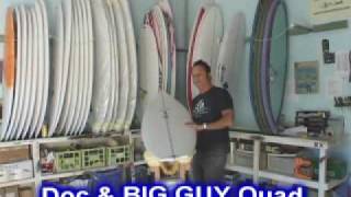 Surf Prescriptions Surfboards Presents quotBIG GUY Quadquot [upl. by Eniwtna]