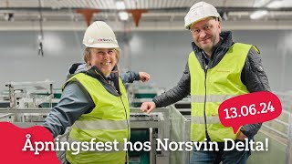 Åpningsfest hos Norsvin Delta på Løten juni 2024 [upl. by Rattray920]