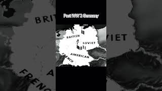 Post WW2  How Germany was Split Up ww2 militaryhistory worldwar2 history [upl. by Nodla]