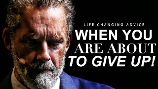 WATCH WHEN YOU FEEL LIKE GIVING UP  Best of Jordan Peterson Greatest Advice [upl. by Keryt498]