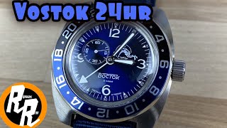 Vostok Amphibia 170862 24 hour [upl. by Hobey500]