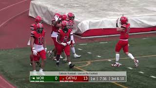 Catholic 2827 SUNY Morrisville  Touchdowns [upl. by Mohandis39]